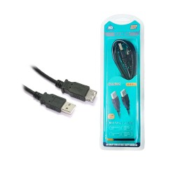 Cable Alargador USB Sanda SD-8099 1,5m Negro Cable Alargador USB Sanda SD-8099 1,5m Negro